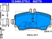 Placute frana MERCEDES A-CLASS (W168) (1997 - 2004) ATE 13.0460-2776.2