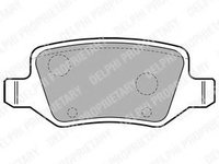 Placute frana MERCEDES A-CLASS (W168) (1997 - 2004) DELPHI LP1741