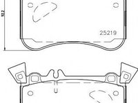 Placute frana MERCEDES A-CLASS (W176) (2012 - 2016) Textar 2521905