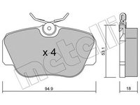 Placute frana MERCEDES-BENZ 190 W201 METELLI 2200410