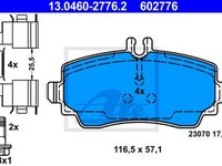 Placute frana MERCEDES-BENZ A-CLASS W168 ATE 13046027762