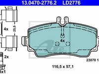 Placute frana MERCEDES-BENZ A-CLASS W168 ATE 13047027762