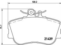 Placute frana MERCEDES-BENZ C-CLASS combi S202 BREMBO P06017