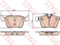 Placute frana MERCEDES-BENZ C-CLASS W205 TRW GDB2071