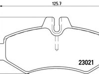 Placute frana MERCEDES-BENZ G-CLASS Cabrio W463 BREMBO P50020