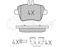 Placute frana MERCEDES-BENZ GLA-CLASS X156 MEYLE 0252484818PD