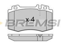 Placute frana MERCEDES-BENZ M-CLASS W163 BREMSI BP2986