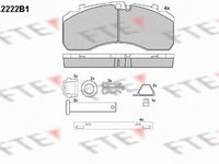 Placute frana MERCEDES-BENZ TOURO O 500 FTE BL2222B1