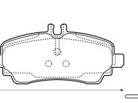 Placute frana MERCEDES-BENZ VANEO 414 JURID 573100J