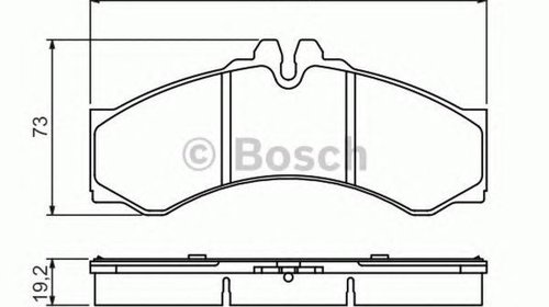 Placute frana MERCEDES-BENZ VARIO autobascula