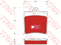 Placute frana MERCEDES SLK (R171) (2004 - 2011) TRW GDB1545DTE