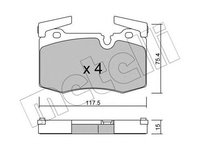 Placute frana MINI MINI cupe R58 METELLI 2208290