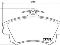 Placute frana MITSUBISHI CARISMA DA BREMBO P86017