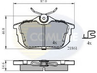 Placute frana MITSUBISHI CARISMA limuzina (DA_) (1996 - 2006) COMLINE CBP3945