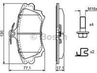 Placute frana MITSUBISHI CARISMA limuzina DA BOSCH 0986424541