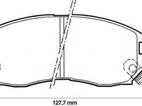 Placute frana MITSUBISHI COLT III C5 A JURID 572381J