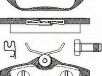 Placute frana MITSUBISHI COLT VI Z3 A Z2 A TRISCAN 811010511