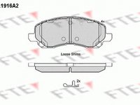 Placute frana MITSUBISHI LANCER limuzina CY Z A FTE BL1916A2