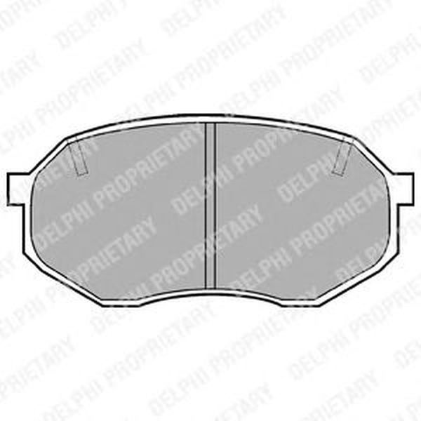 Placute frana MITSUBISHI LANCER V CB D A DELPHI LP630