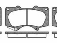 Placute frana Mitsubishi Pajero 4, Toyota Hilux 3 Pick-Up (Kun, Tgn, Lan, Ggn), Land Cruiser (Lj12), Land Cruiser 150 (Kdj15, Grj15) SRLine parte montare : Punte fata