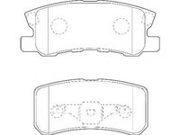 Placute frana MITSUBISHI PAJERO IV V8 W V9 W WAGNER WBP23582A