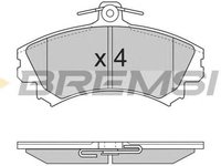 Placute frana MITSUBISHI SPACE STAR DG A BREMSI BP2702