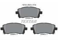 Placute frana Mitsunishi Subaru TEXTAR 2355802