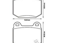 Placute frana NISSAN 350 Z Roadster Z33 JURID 572558J