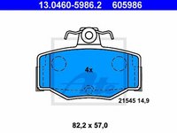 Placute frana NISSAN ALMERA II Hatchback N16 ATE 13046059862