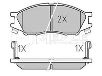 Placute frana NISSAN ALMERA II N16 MEYLE 0252464815W