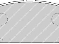 Placute frana NISSAN ALMERA TINO (V10) (2000 - 2016) FERODO FDB1580