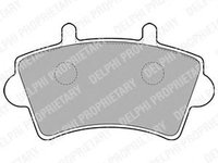 Placute frana NISSAN INTERSTAR platou sasiu DELPHI LP1746