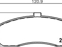 Placute frana NISSAN MICRA II (K11) (1992 - 2003) Textar 2162601