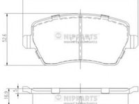 Placute frana NISSAN MICRA IV (K13) (2010 - 2016) NIPPARTS J3601085