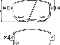 Placute frana NISSAN MURANO (Z50) (2003 - 2016) Textar 2405601