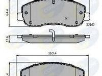 Placute frana NISSAN NV400 caroserie (2011 - 2016) COMLINE CBP12106