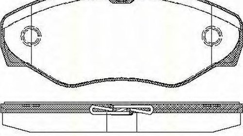 Placute frana NISSAN PRIMASTAR caroserie X83 