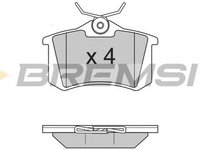 Placute frana NISSAN TIIDA hatchback C11X BREMSI BP2806