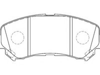 Placute frana NISSAN X-TRAIL T31 WAGNER WBP24632A