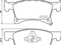 Placute frana OPEL ADAM BREMBO P59083