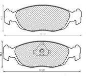 Placute frana OPEL ASTRA F 56 57 MAGNETI MARELLI 430216170317