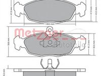 Placute frana OPEL ASTRA F 56 57 METZGER 1170015