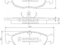 Placute frana OPEL ASTRA F 56 57 NIPPARTS J3600901