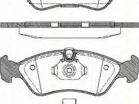 Placute frana OPEL ASTRA F 56 57 TRISCAN 811024004