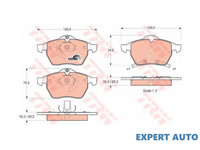 Placute frana Opel ASTRA G Cabriolet (F67) 2001-2005 #3 0252311619W