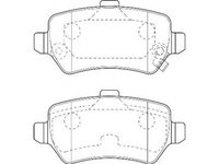 Placute frana OPEL ASTRA G cupe F07 WAGNER WBP23417A