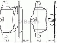 Placute frana OPEL ASTRA G hatchback (F48_, F08_) (1998 - 2009) Bosch 0 986 424 457