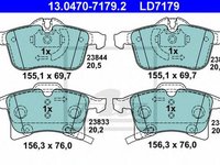 Placute frana OPEL ASTRA H combi L35 ATE 13047071792