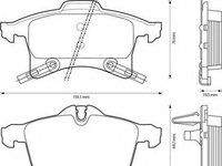 Placute frana OPEL ASTRA H Sport Hatch (L08) (2005 - 2016) JURID 573153J