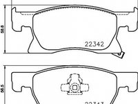 Placute frana OPEL ASTRA K Sports Tourer TEXTAR 2234201